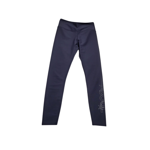 Soul Cycle star patterned workout top and leggings in purple/gray, size small - Picture 5 of 7